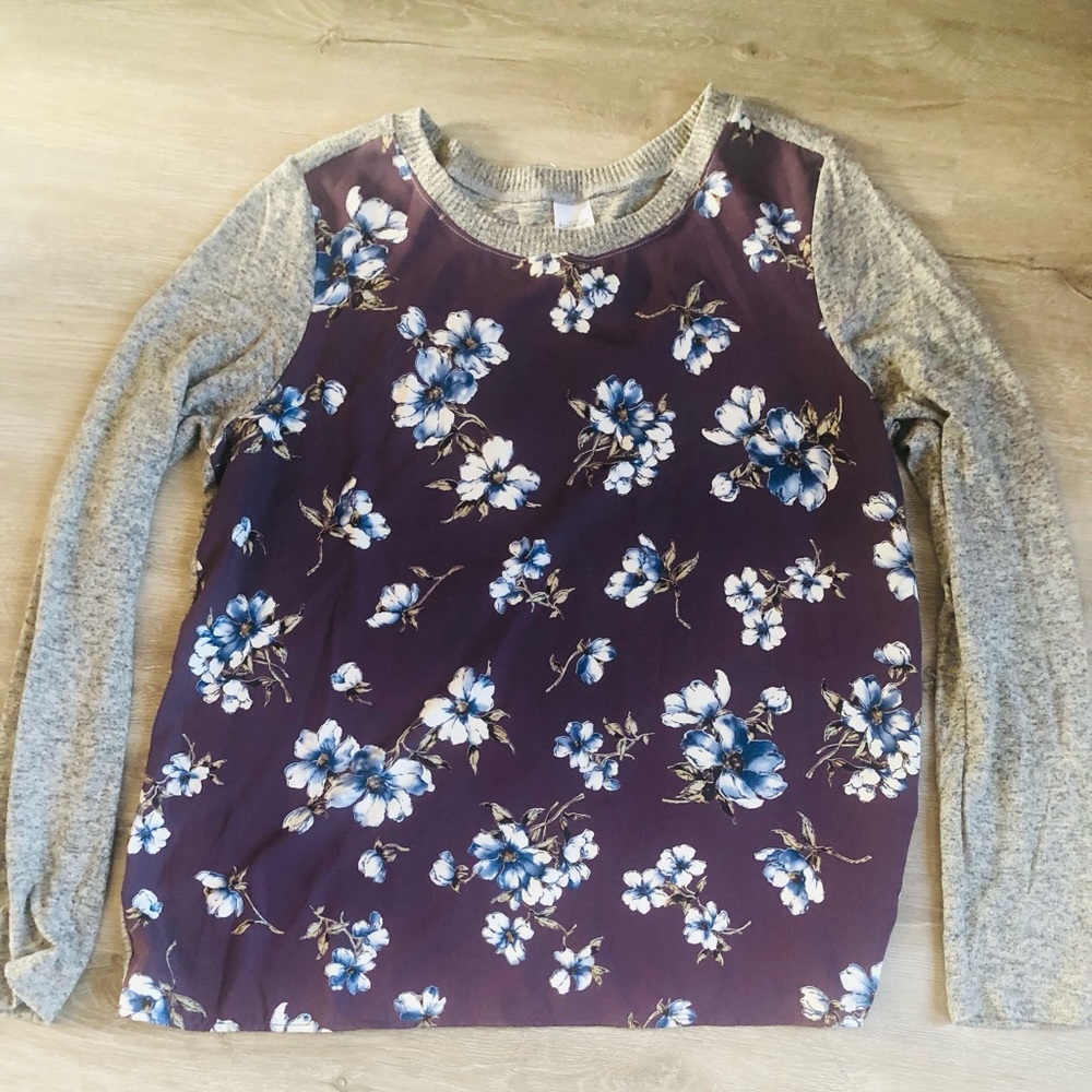 Flower blouse.